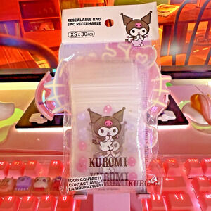 Kuromi Resealable Small Bag 2023 Sanrio XS 30 Pcs Zip Top Sanrio Hello Kitty